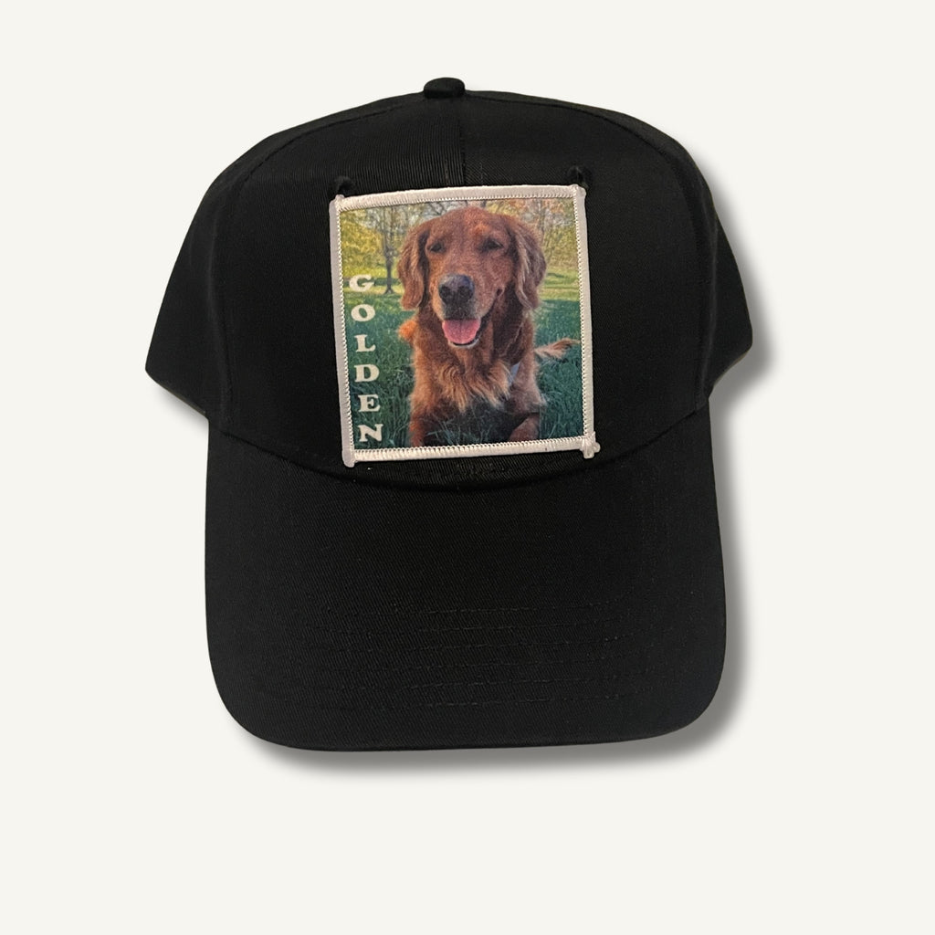 Golden Dog Patch Baseball Hat
