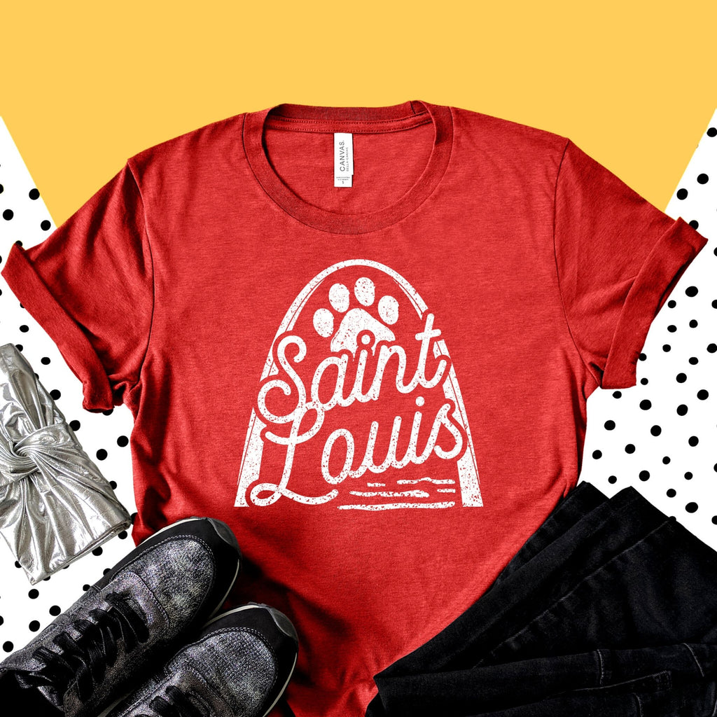 St. Louis Arch Red T-Shirt