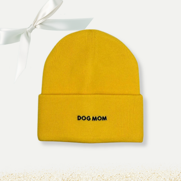 Dog Mom Knit Beanie