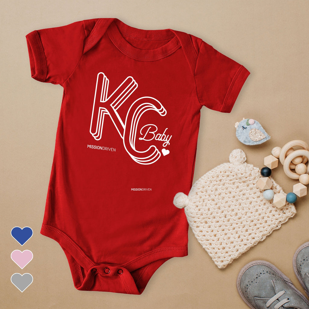 KC Baby Short-Sleeve Baby Bodysuit