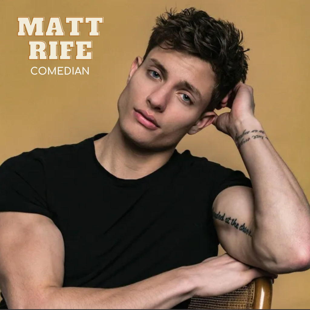 Rifey Material T-Shirt | Fan Shirt for Matt Rife – Mission Driven