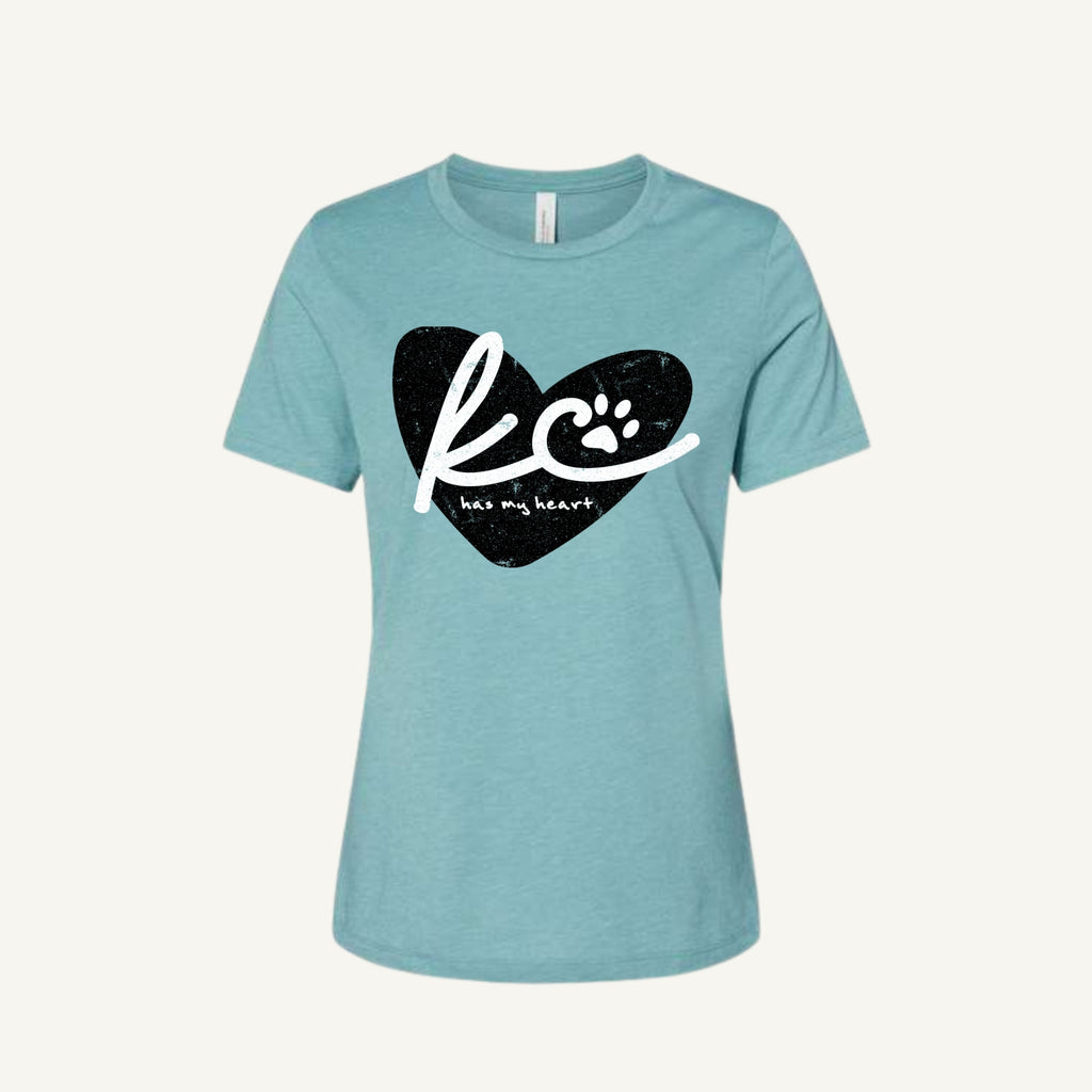 KC Has My Heart Ladies Relaxed Fit Tee