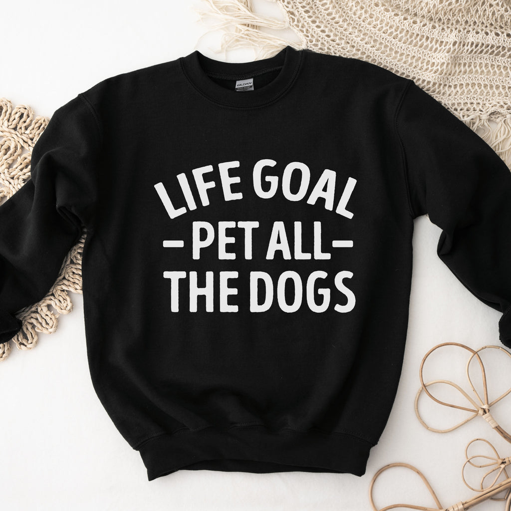 Life Goal Pet All The Dogs Crewneck