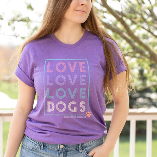 Love Love Love Dogs T-Shirt