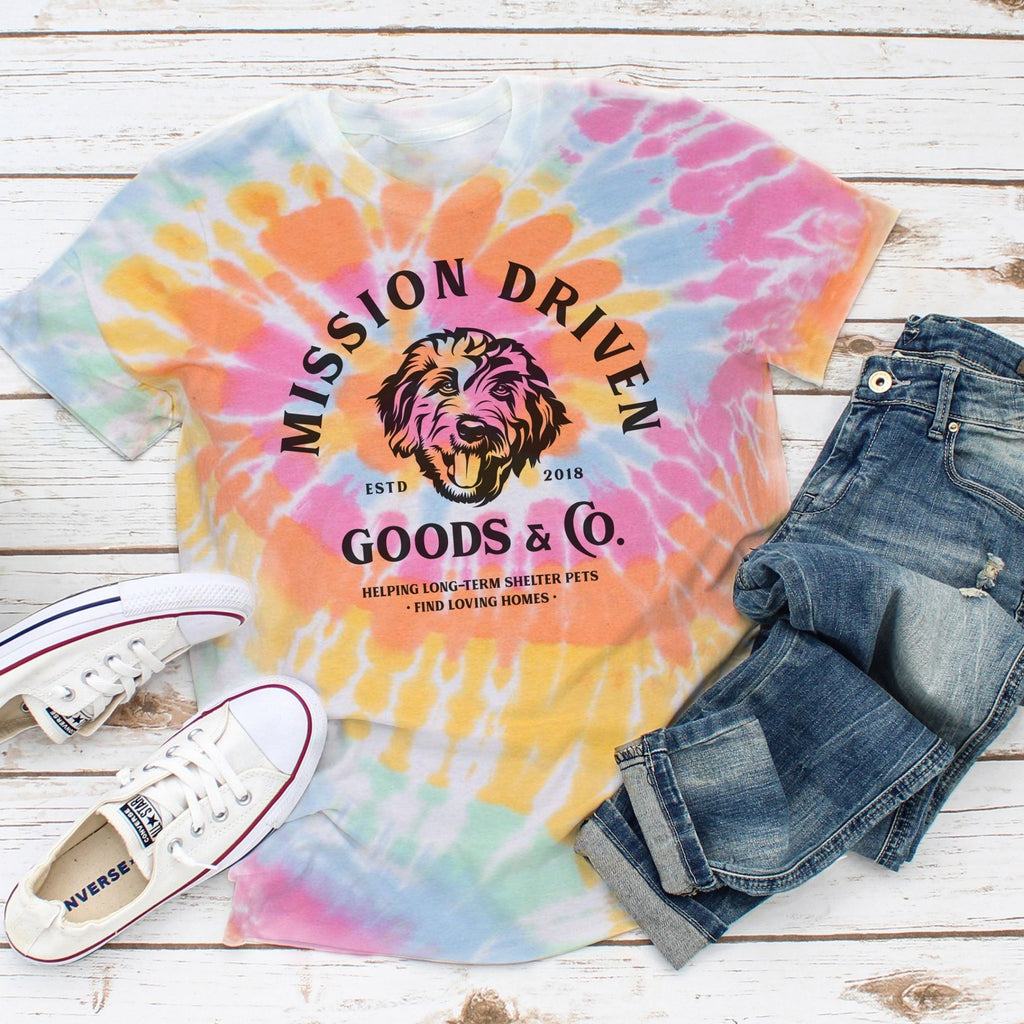 Mission Driven Dyenomite Tie-Dyed T-Shirt