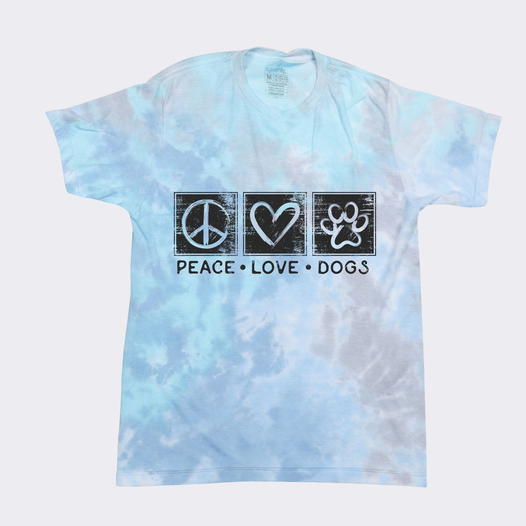 Peace Love Dogs Tie-Dyenomite T-Shirt